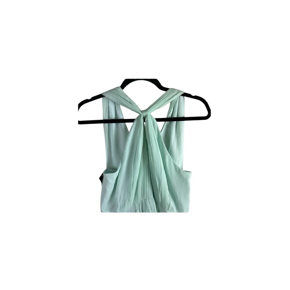 New Tags Vintage 1990s Dainty Ann Taylor 100 Silk Midi Halter Dress Wedding